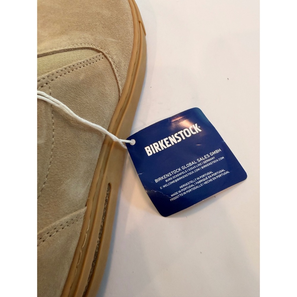 Birkenstock Oswego Suede Slip On Shoes Mens 44 Sand Beige Loafers 1019416 - Picture 3 of 7